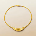 Golden Arc Necklace