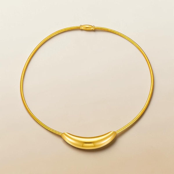 Golden Arc Necklace