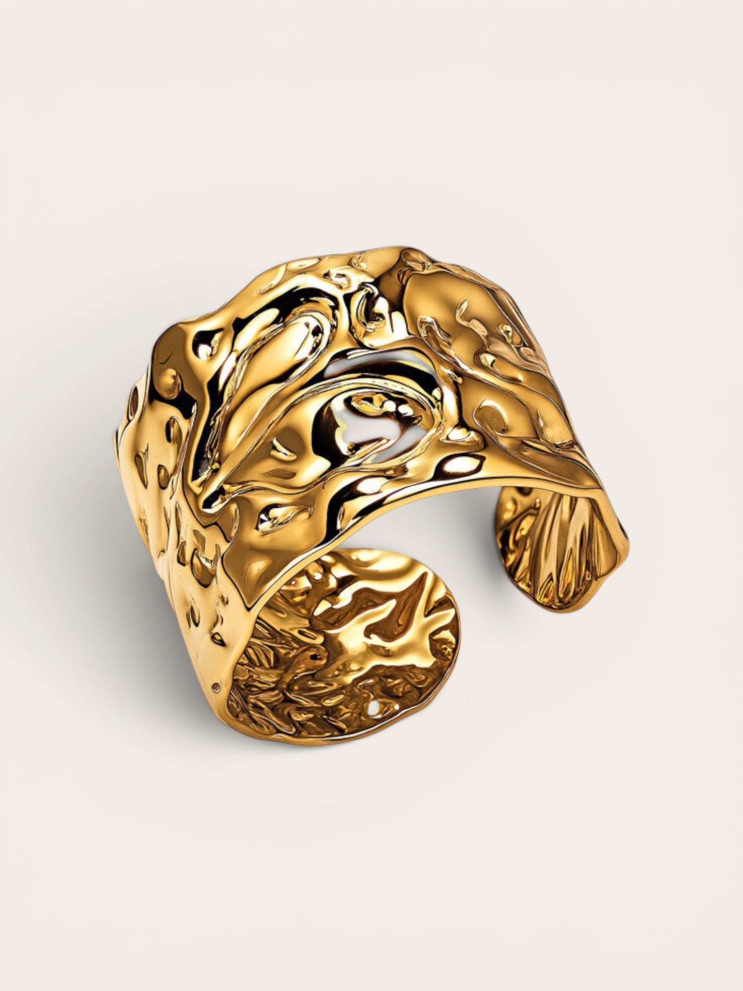 Molten Gold Ring