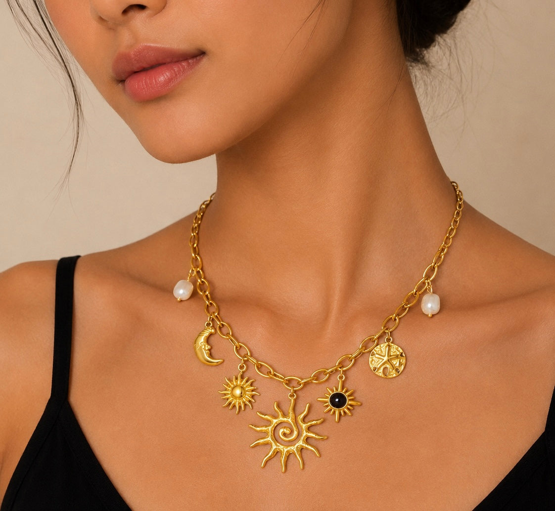 Celestial Sun Necklace