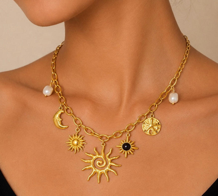 Celestial Sun Necklace