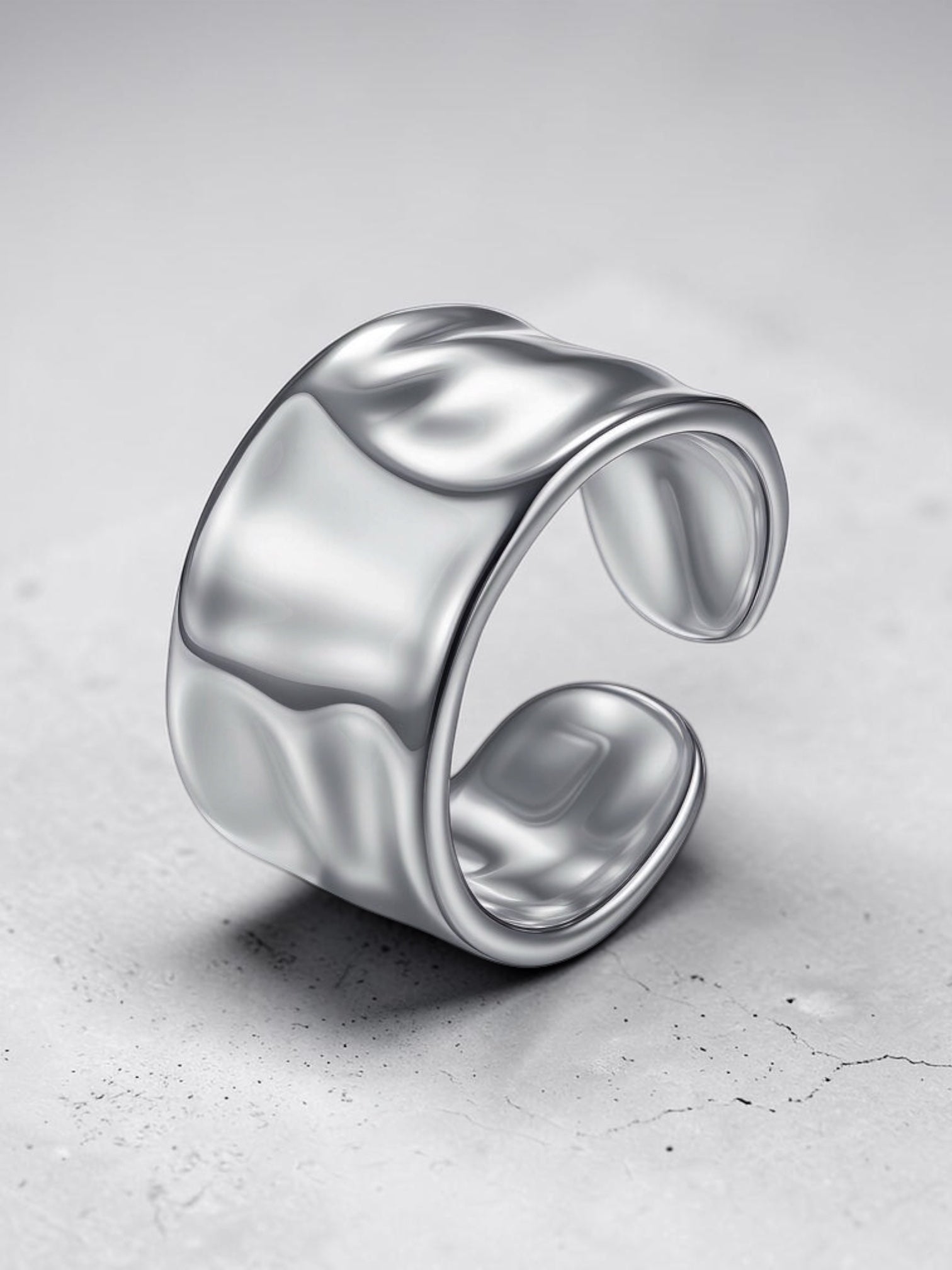 Liquid Silver Ring