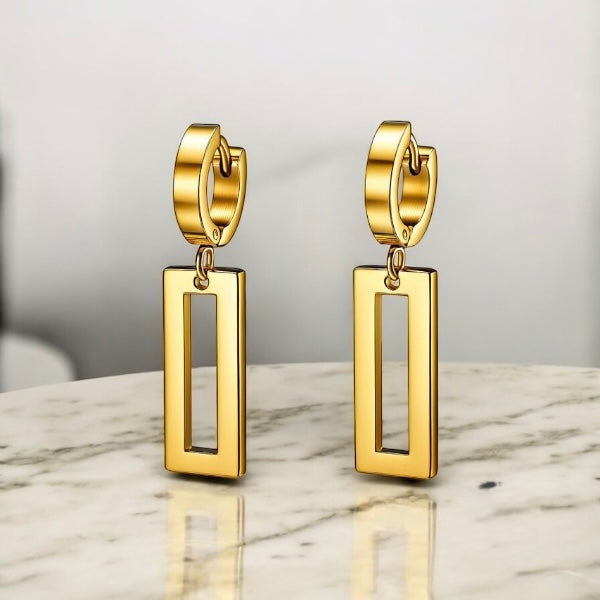 Linear Drop Earrings