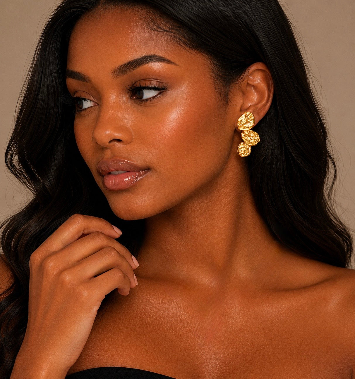 Molten Cascade Earrings