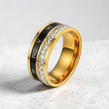 Roman Crystal Band Ring