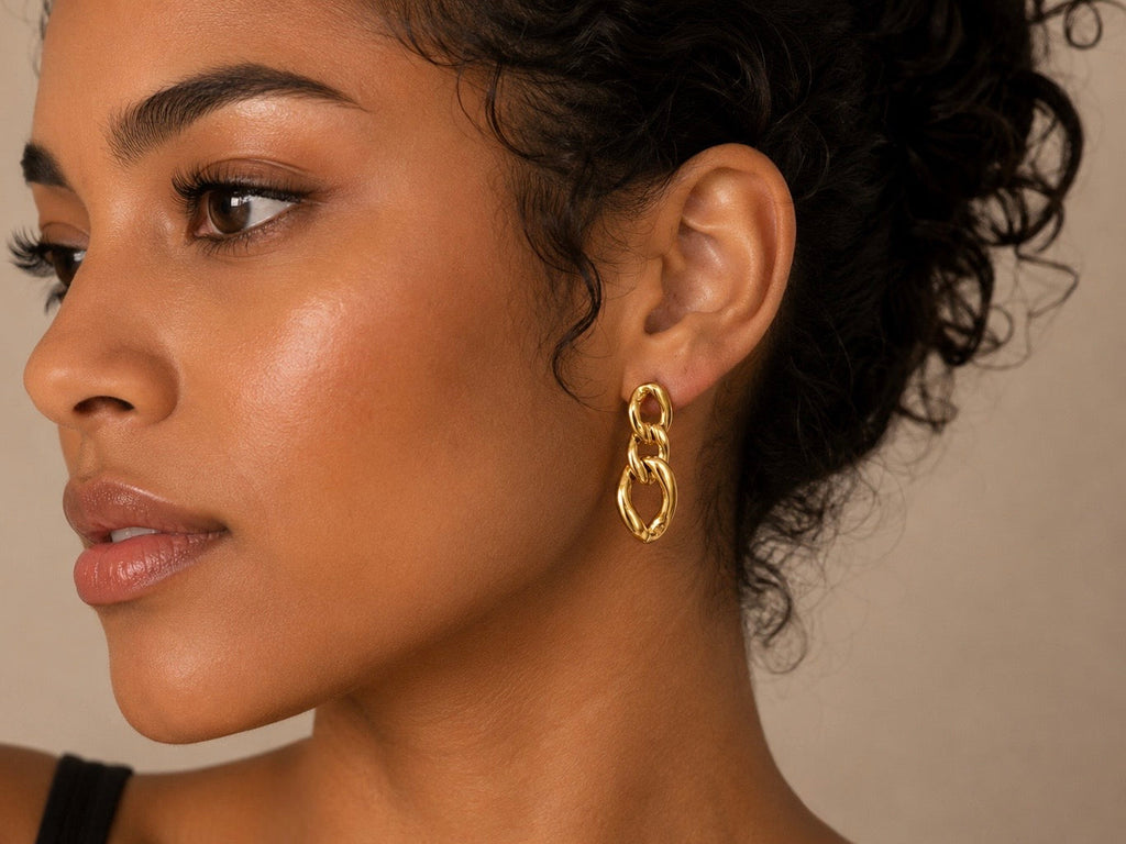 Golden Chain Earrings