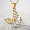 Crystal Butterfly Necklace