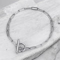Paperclip Toggle Bracelet