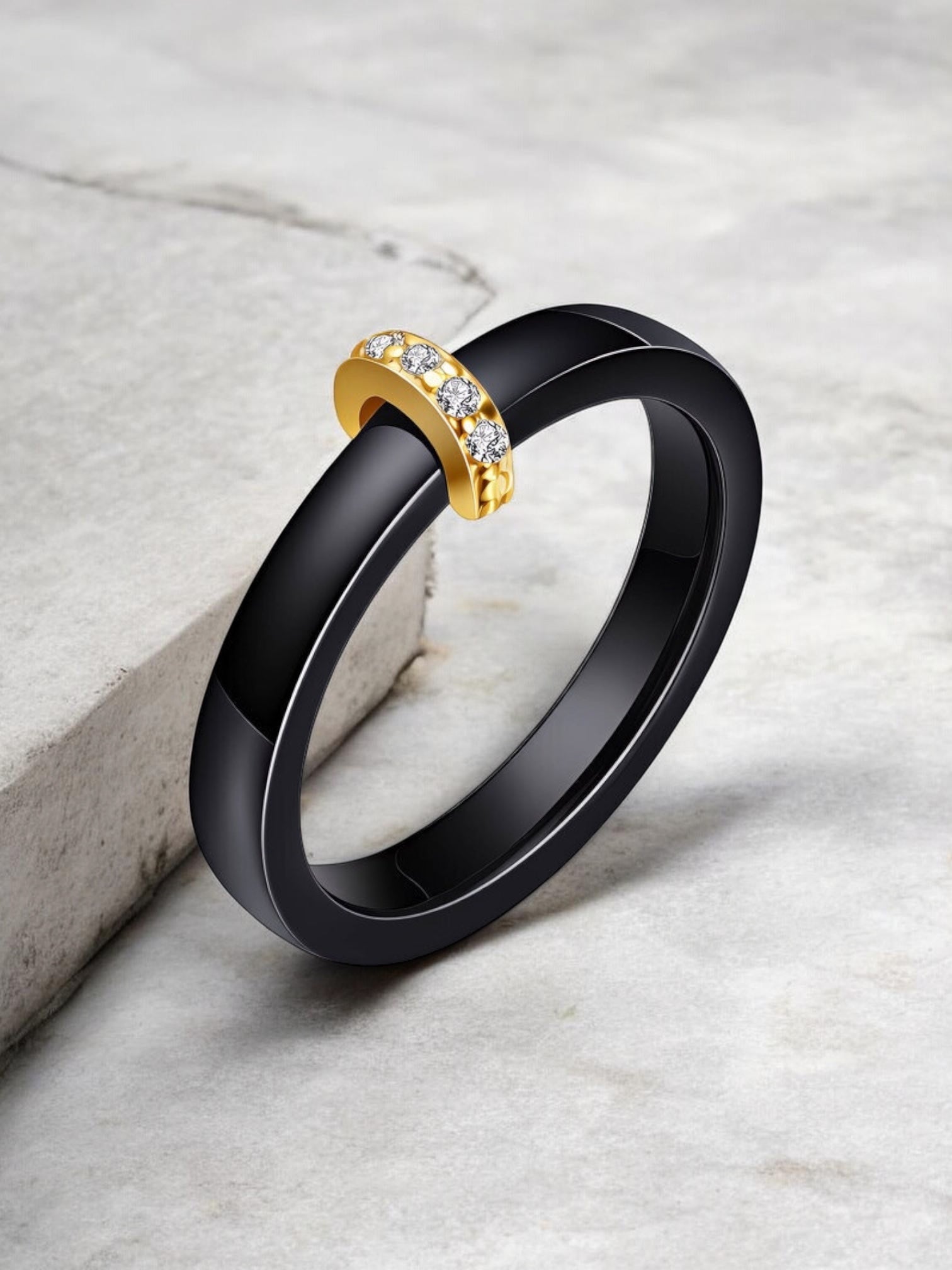 Midnight Halo Ring