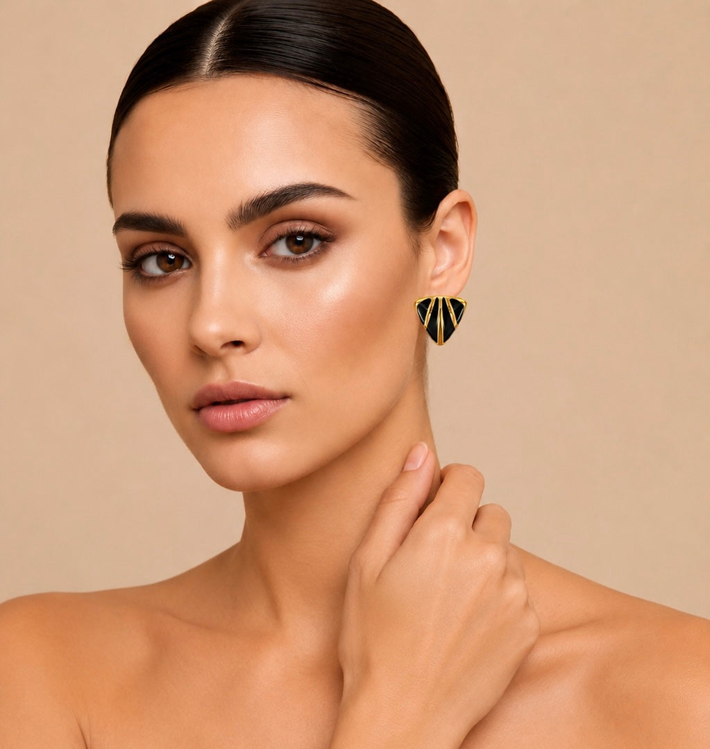 Noir Edge Earrings