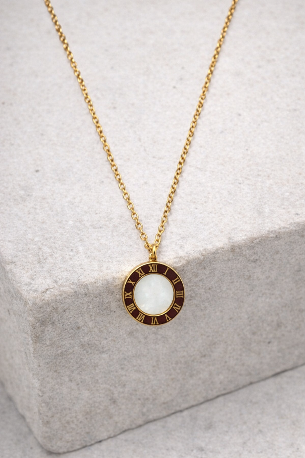 Roman Dual Medallion Necklace