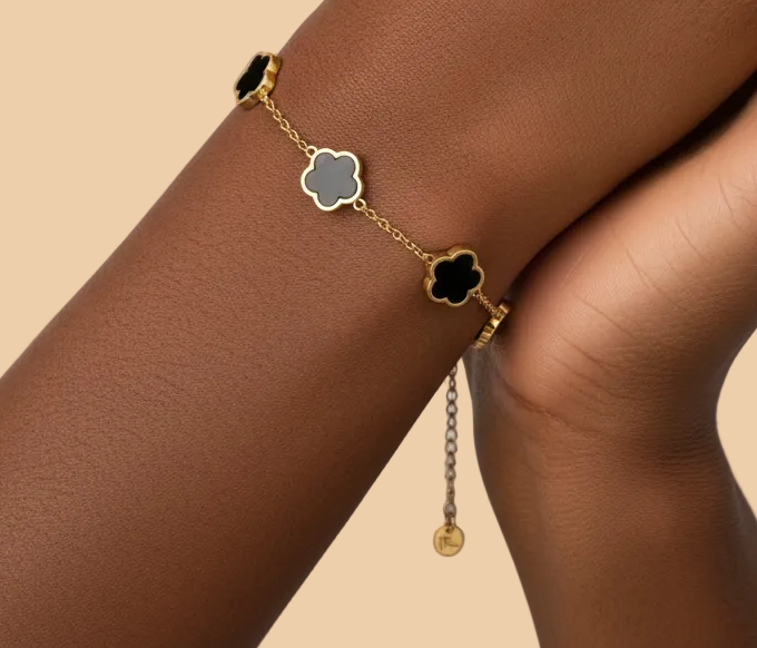 Midnight Flower Meadow Bracelet