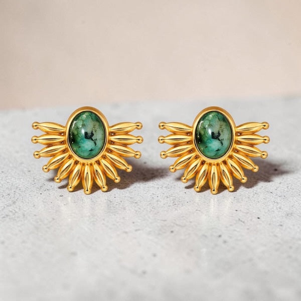 Earthstone Studs