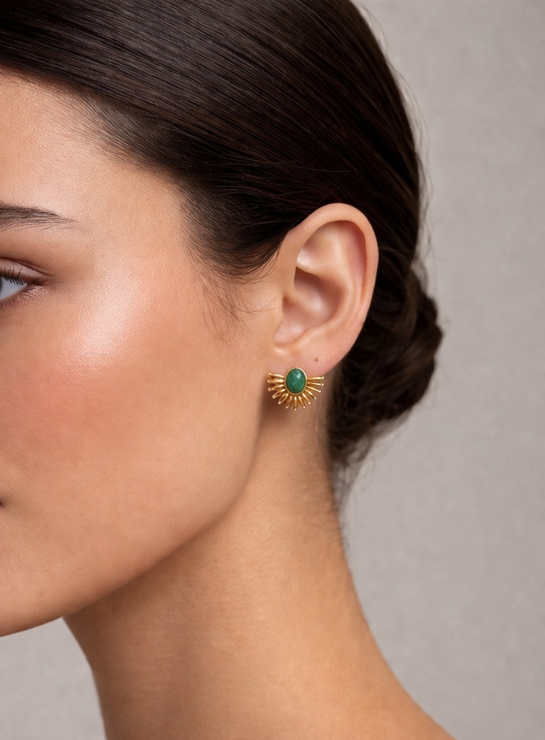 Earthstone Studs