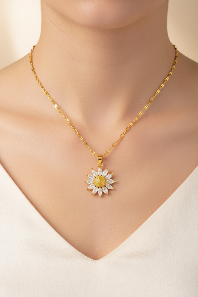 Sunflower Radiance Necklace