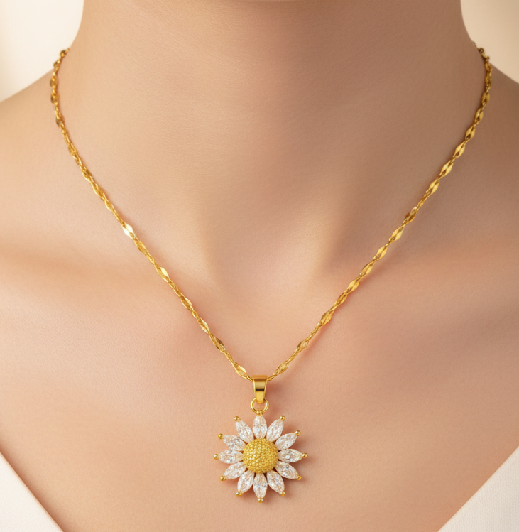 Sunflower Radiance Necklace