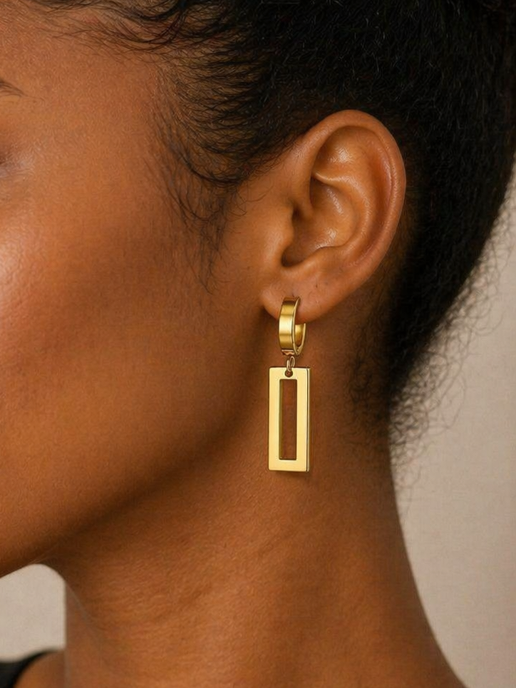Linear Drop Earrings
