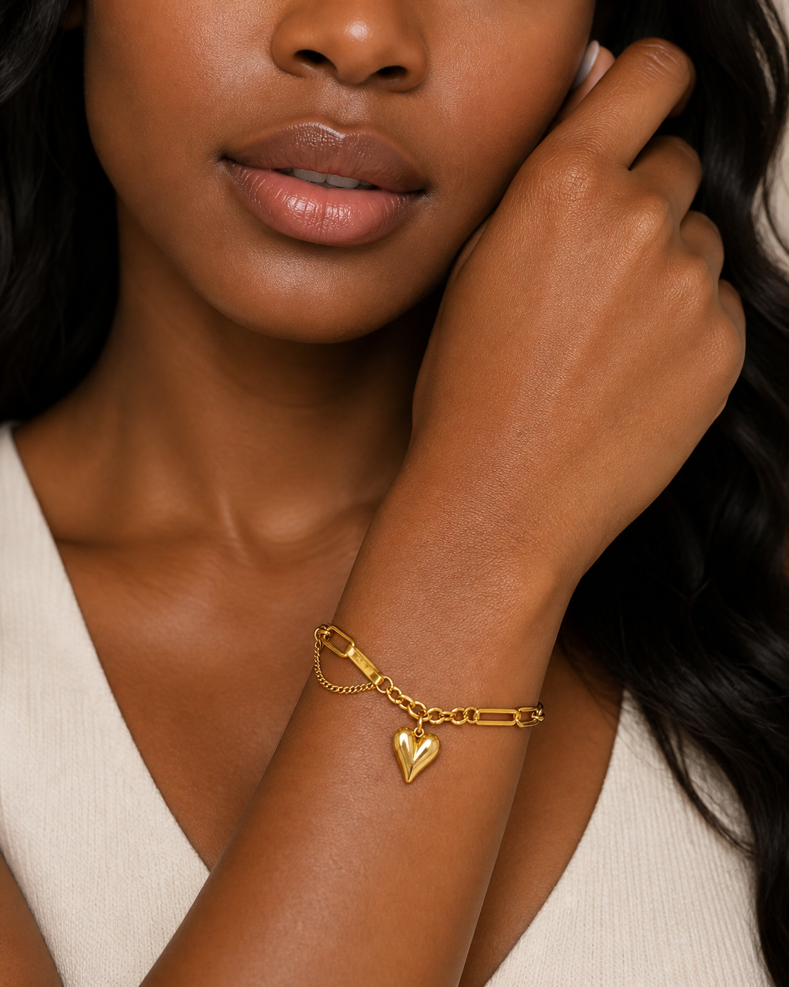 Heart Link Bracelet