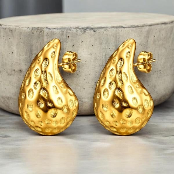 Molten Gold Earrings