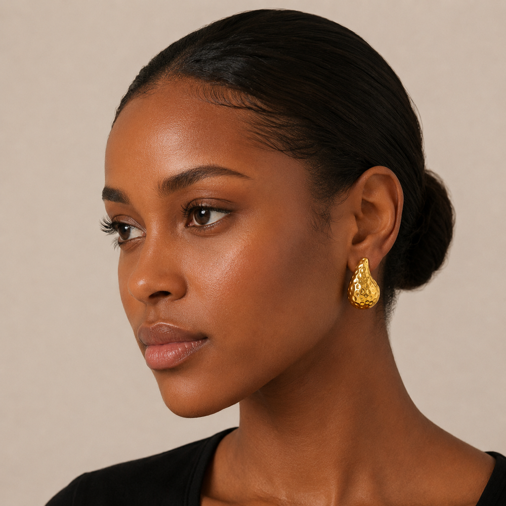 Molten Gold Earrings