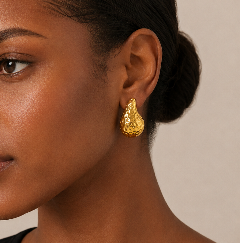 Molten Gold Earrings