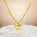 Heart Link Necklace
