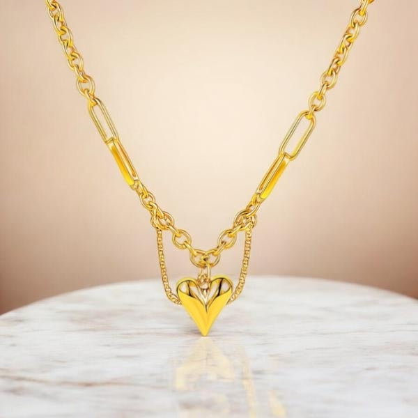 Heart Link Necklace