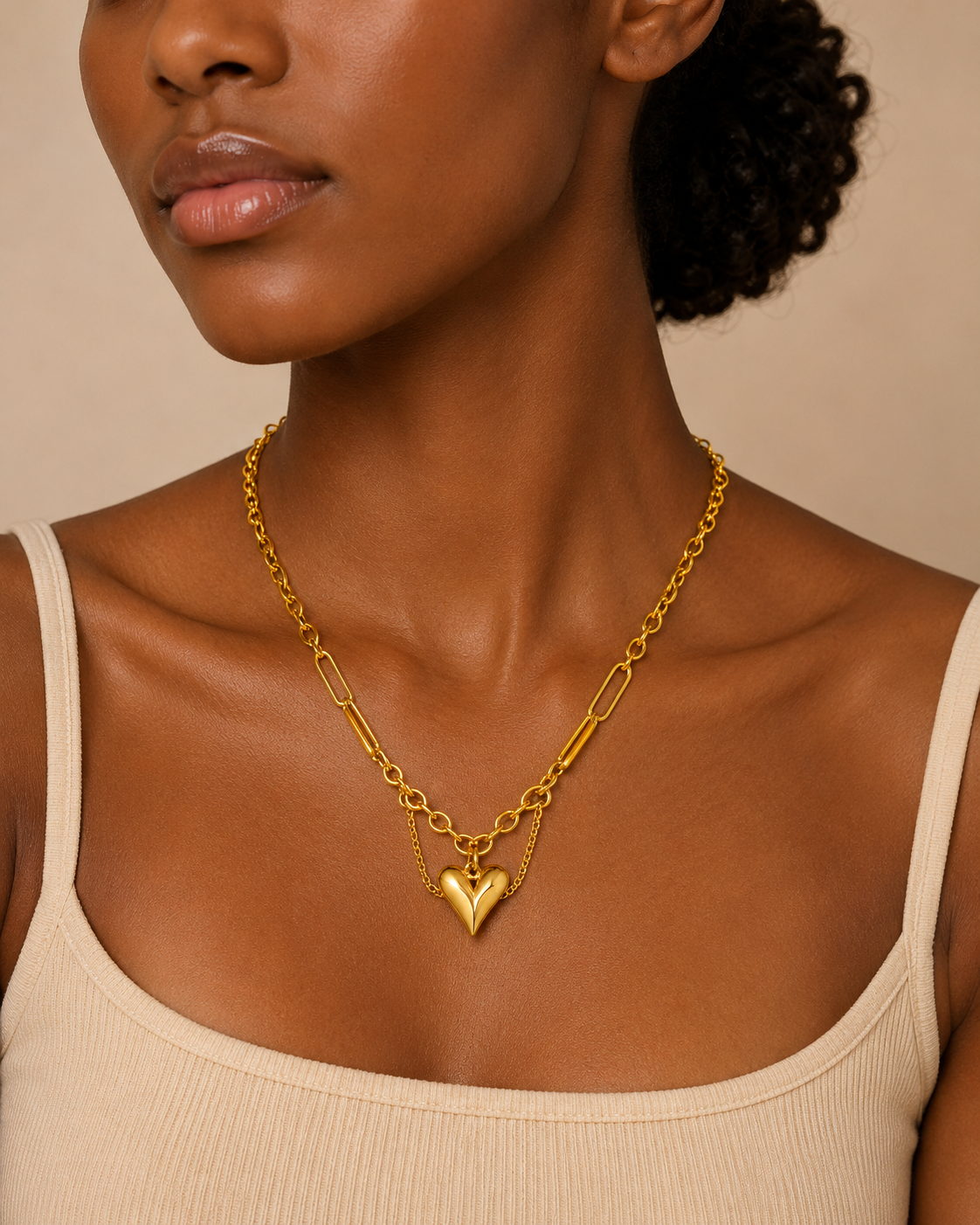 Heart Link Necklace