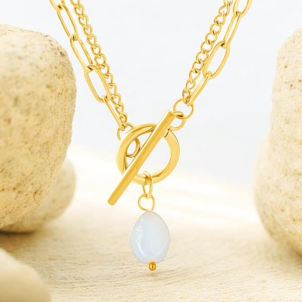 Pearl Toggle Necklace