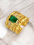 Emerald Bloom Ring
