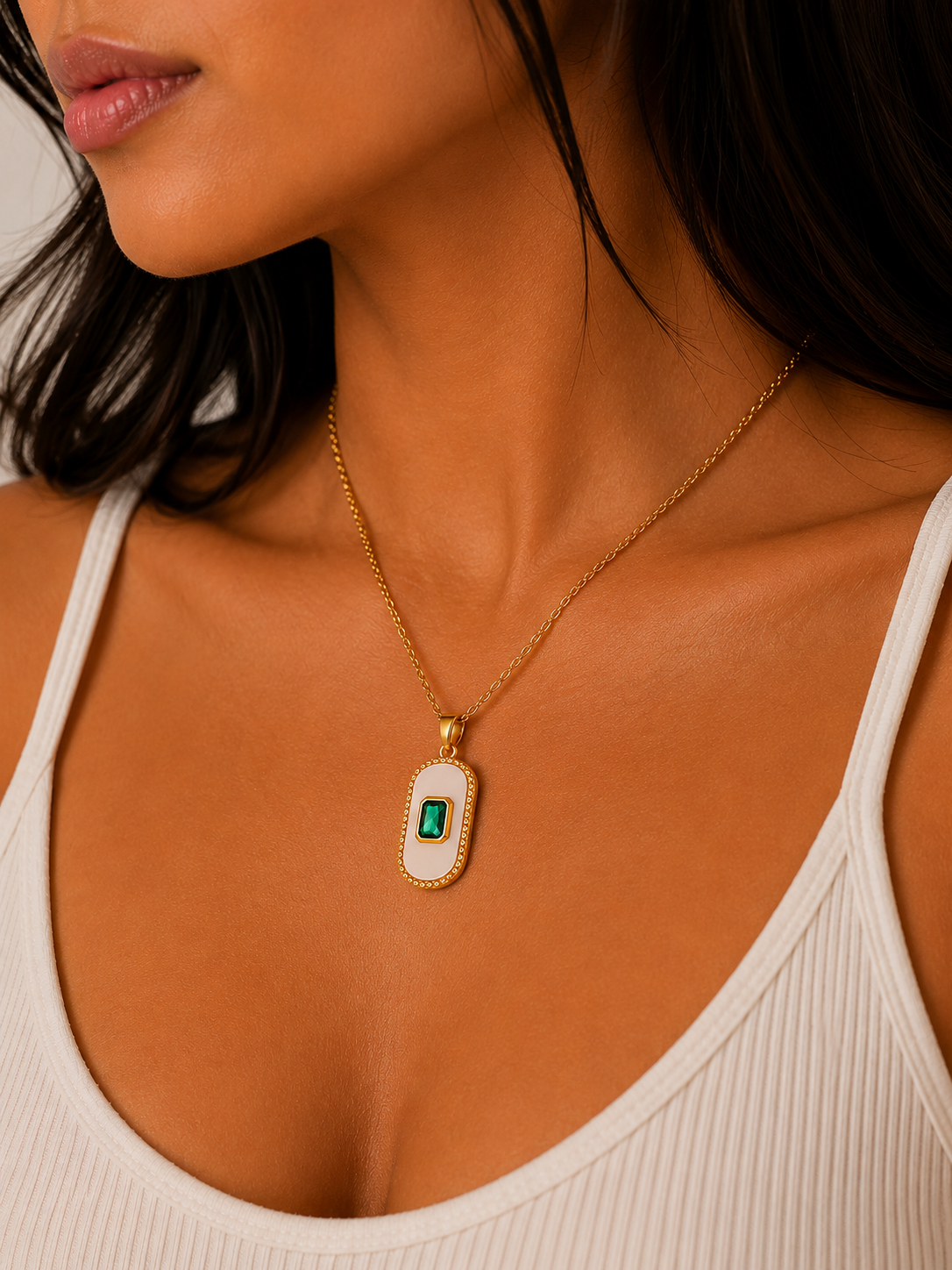 Jade Pendant Necklace