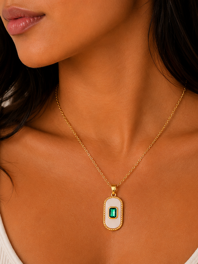 Jade Pendant Necklace