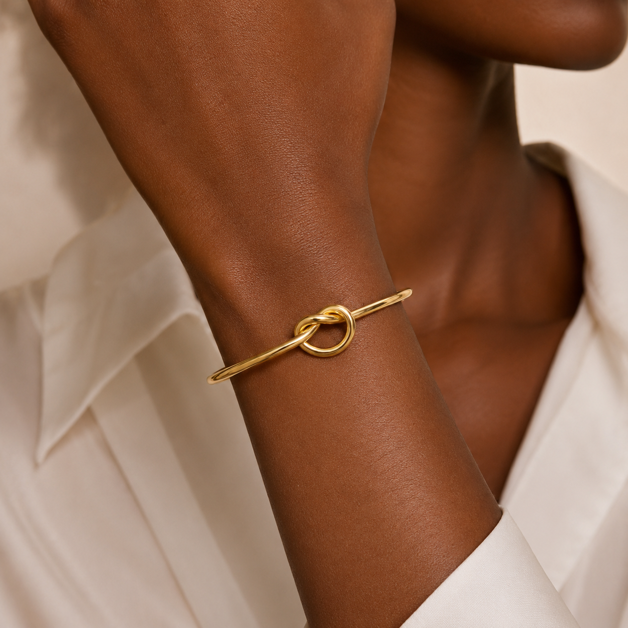 Harmony Knot Cuff Bracelet