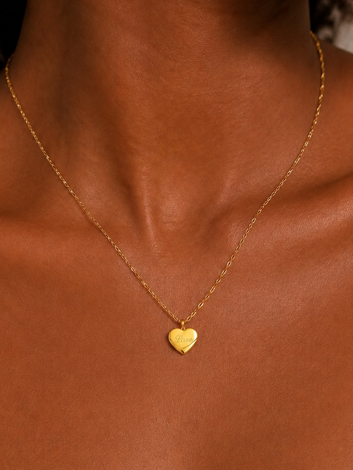 Love Letter Heart Necklace