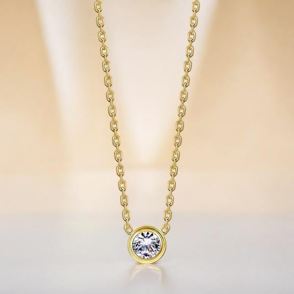 Classic Bezel Necklace