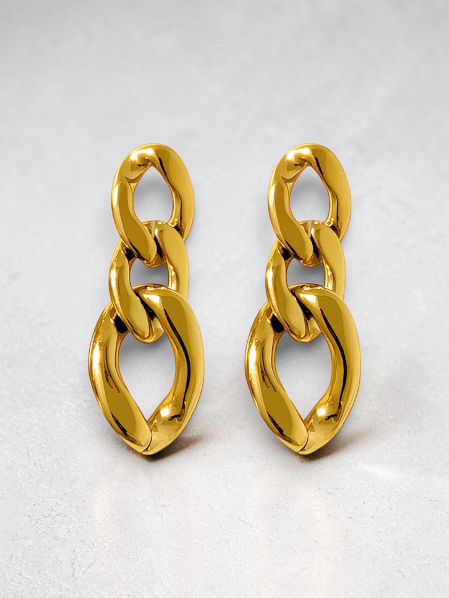 Golden Chain Earrings