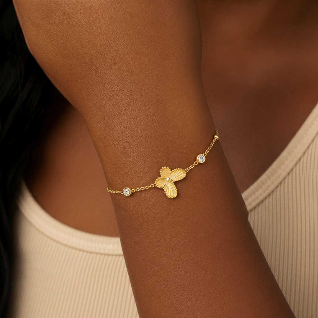 Golden Butterfly Bracelet