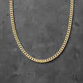 Golden Curb Chain Necklace