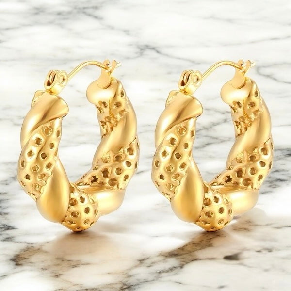 Sculpted Hoop Earrings