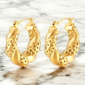 Sculpted Hoop Earrings