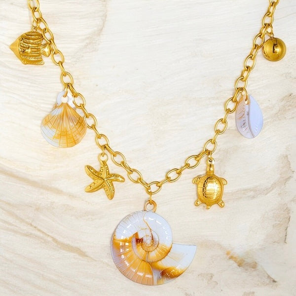 Ocean Treasures Charm Necklace