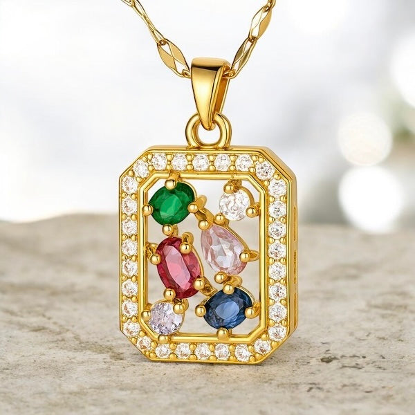 Aura Gem Necklace