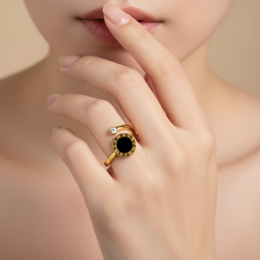 Roman Halo Ring
