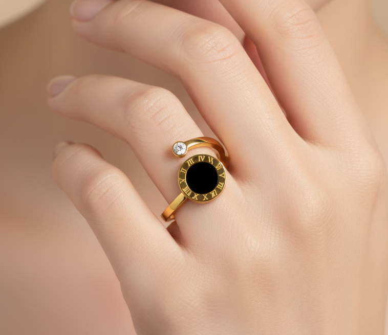 Roman Halo Ring