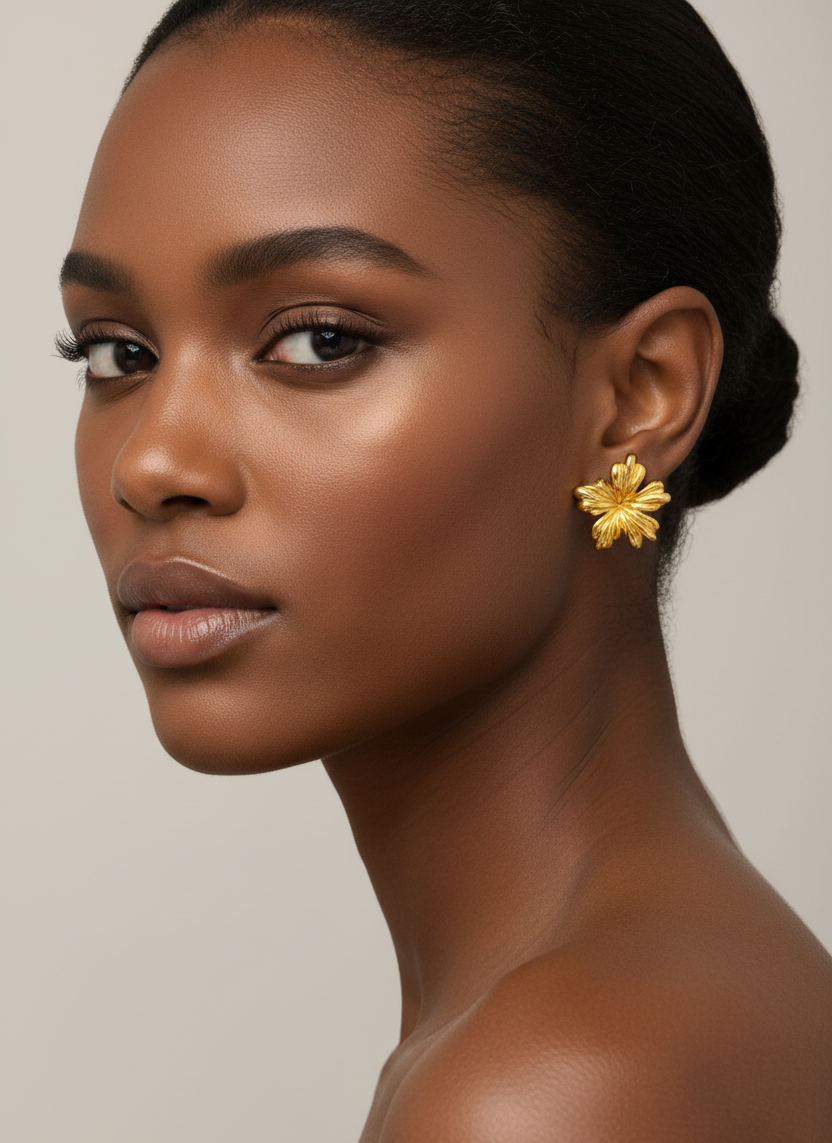 Golden Bloom Earrings
