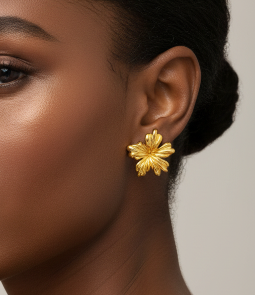 Golden Bloom Earrings