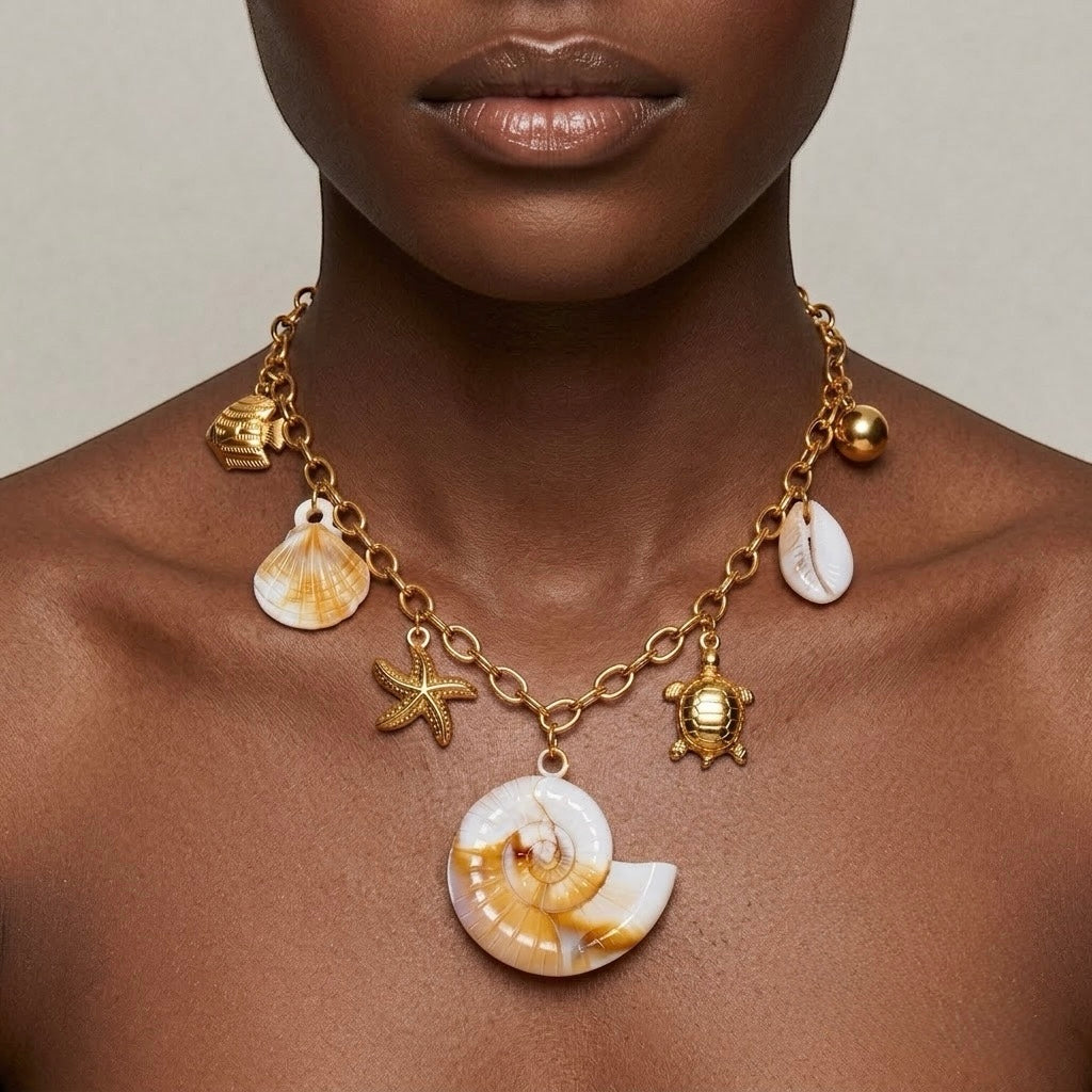 Ocean Treasures Charm Necklace