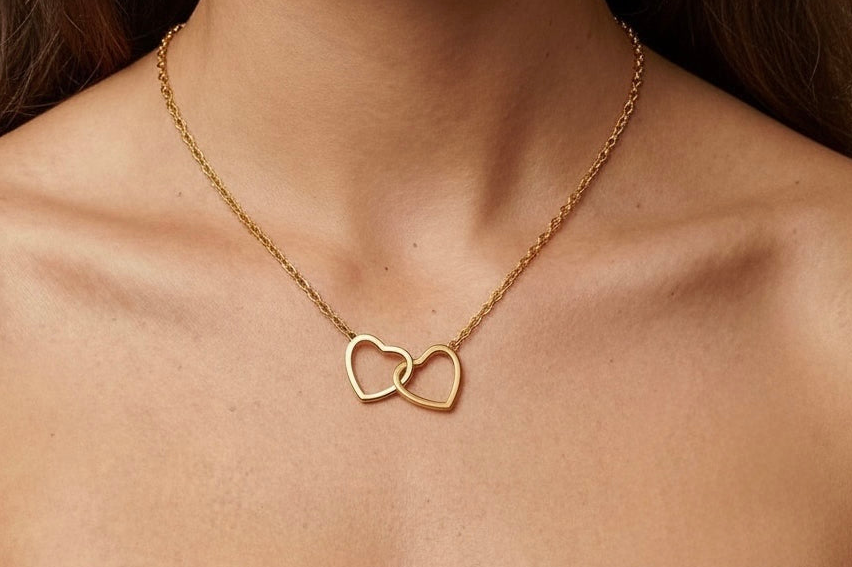 Linked Hearts Unity Necklace